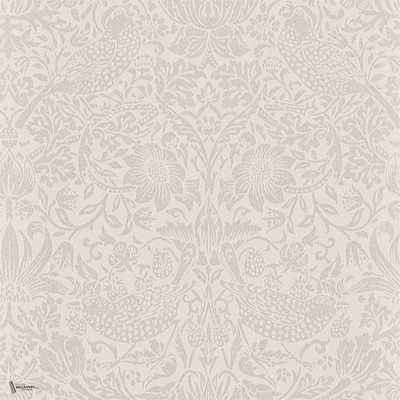 Pure Strawberry Thief wallpaper in Ecru/Cream van Morris & Co