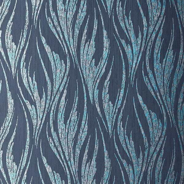 Ripple Tapete in Blue Dusk von 1838 wallcoverings