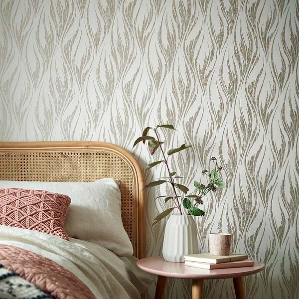 Ripple Tapete in Shimmer von 1838 wallcoverings