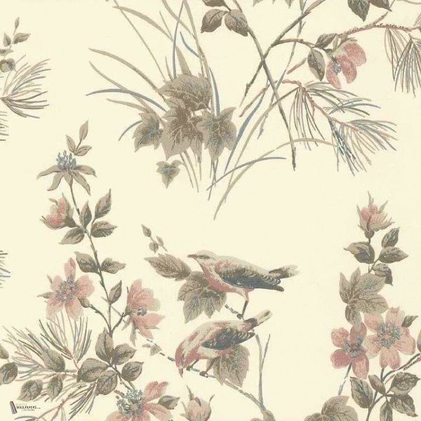 Rosemore Tapete in Natural van 1838 wallcoverings