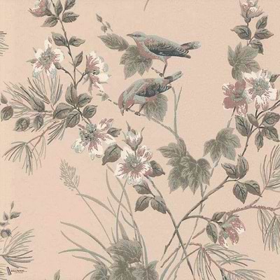 Rosemore Tapete in Pink van 1838 wallcoverings