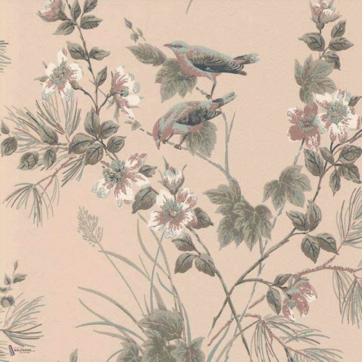 Rosemore Tapete in Pink van 1838 wallcoverings