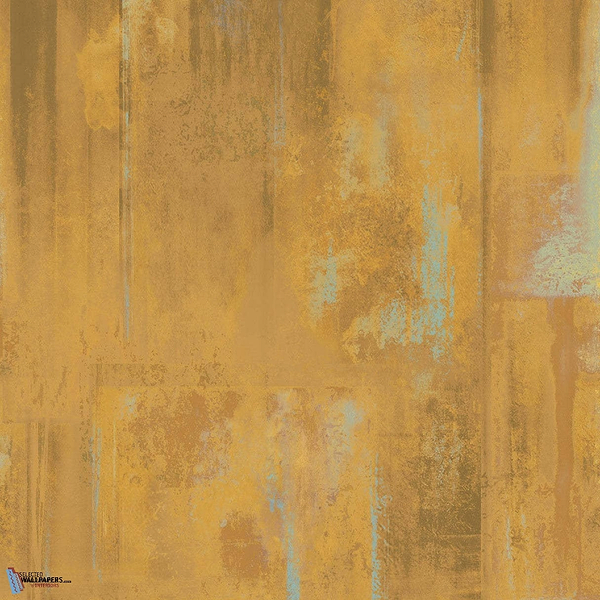 Rusted Tapete in Yellow van Texam