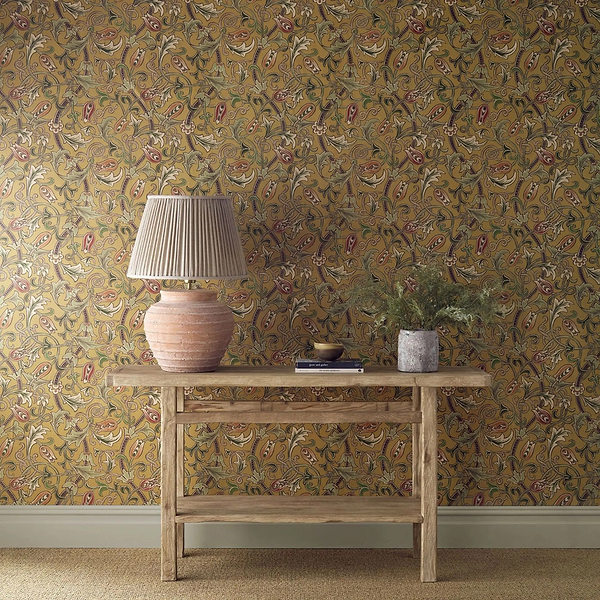 Behang Scrolling Tulip Morris and Co