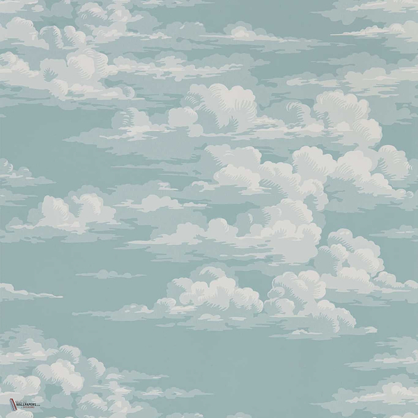 Silvi Clouds Tapete in Sky van Sanderson
