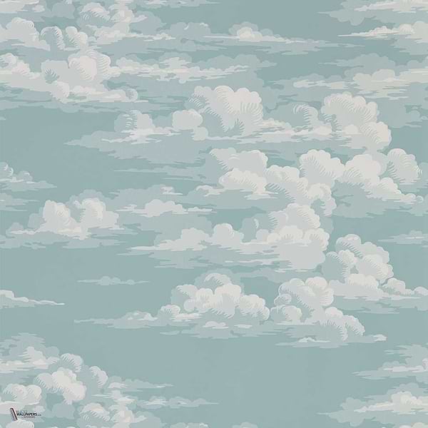 Silvi Clouds Tapete in Sky van Sanderson