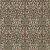 Snakeshead Tapete in Charcoal/Spice van Morris & Co