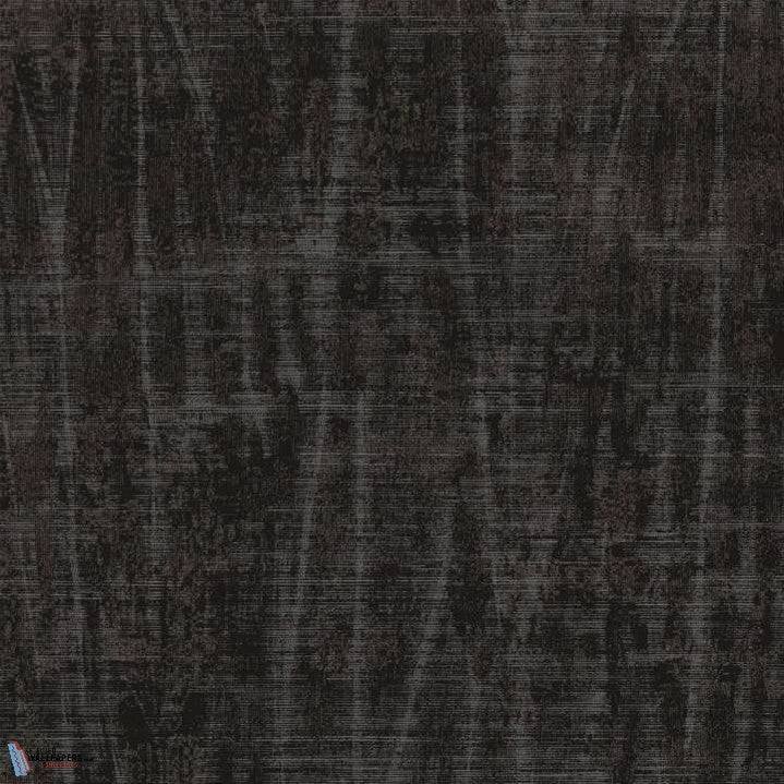 Spiga wallpaper in Black van Texam