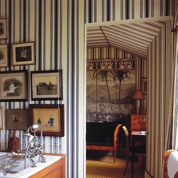 Tented Stripe wallpaper van Farrow & Ball