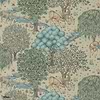 The Brook wallpaper in Linen van Morris & Co