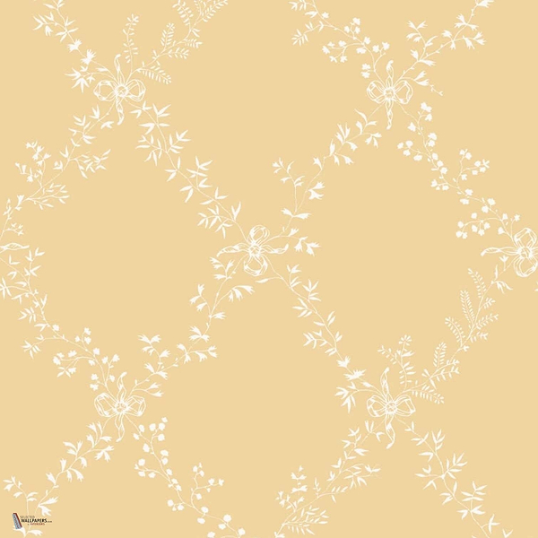 Toile Trellis wallpaper in Dorset Cream van Farrow & Ball
