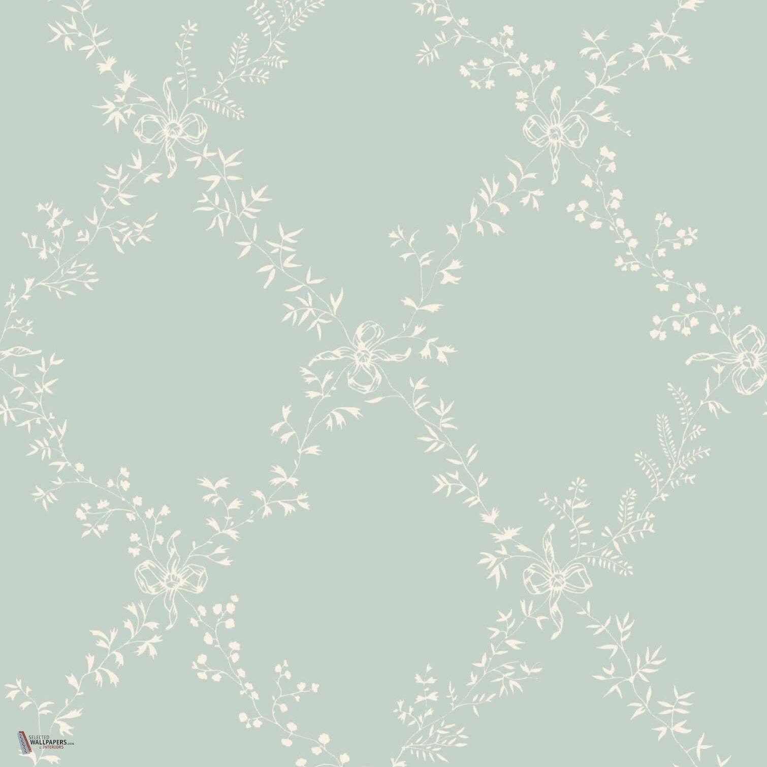 Toile Trellis wallpaper in Middle Ground van Farrow & Ball