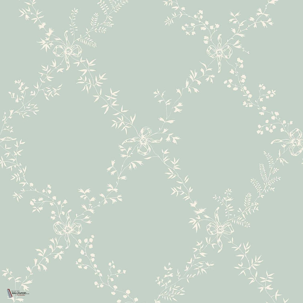 Toile Trellis wallpaper in Middle Ground van Farrow & Ball