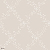 Toile Trellis wallpaper in Skimming Stone van Farrow & Ball