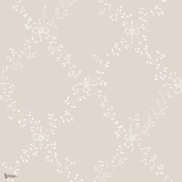 Toile Trellis wallpaper in Skimming Stone van Farrow & Ball