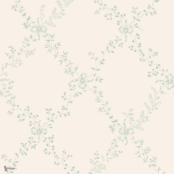 Toile Trellis wallpaper in Teresa's Green van Farrow & Ball