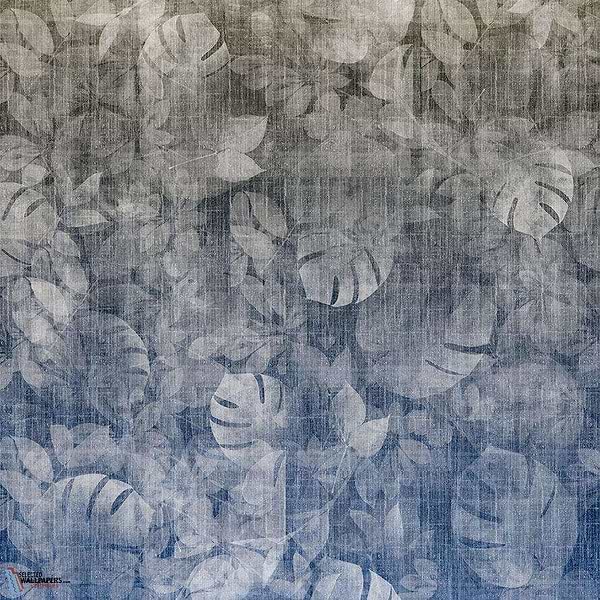 Transition Tropic Tapete in Anthracite/Blue van Texam