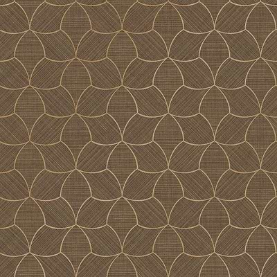 Tressana wallpaper in Ebene/Dore by Casamance