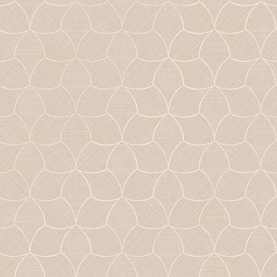 Tressana wallpaper in Sable/Nacre by Casamance