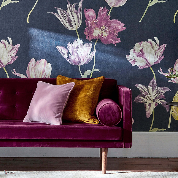 Tulipomania wallpaper van Sanderson