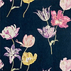 Tulipomania wallpaper in Ink van Sanderson