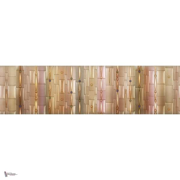 Beaded Gold behang in T11077 van Tuskara — volledig ontwerp