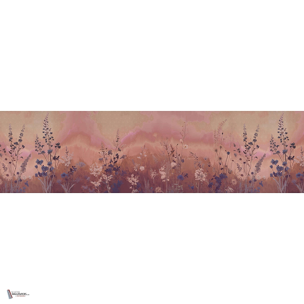 Dust & Petals behang in T11107 van Tuskara — volledig ontwerp