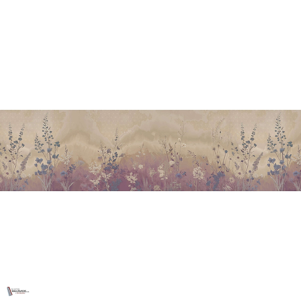 Dust & Petals behang in T11108 van Tuskara — volledig ontwerp