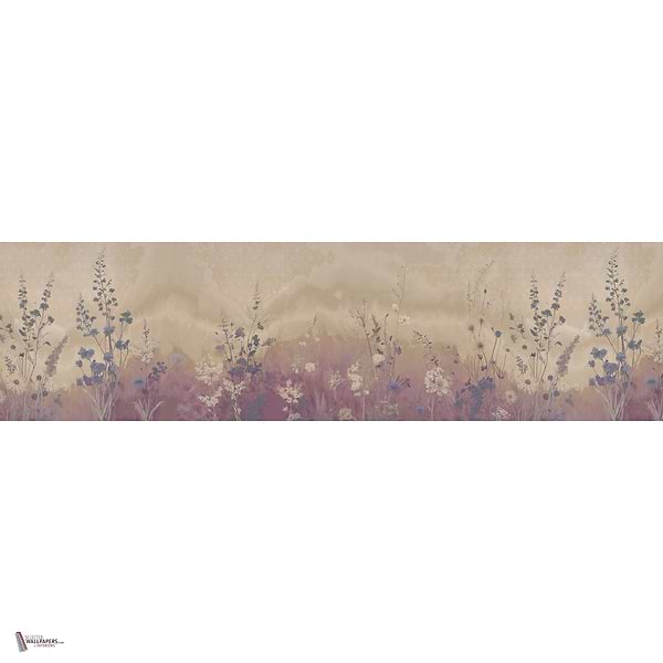 Dust & Petals behang in T11108 van Tuskara — volledig ontwerp