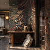 Floral Silence behang in T11095 van Tuskara — interieur