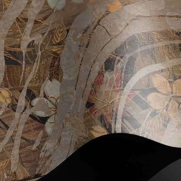 Nebula Dune behang Raw Vinyl behang in T11091 van Tuskara