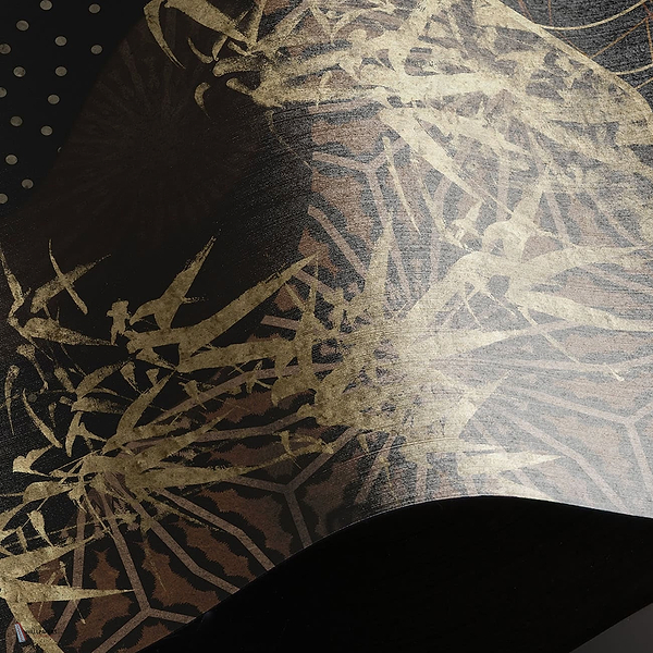 Obsidian Sky behang Linen Textile behang in T11099 van Tuskara