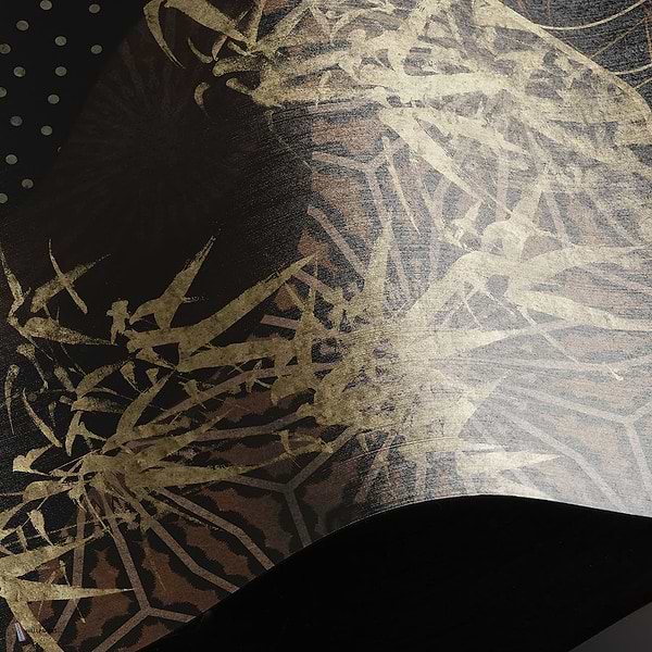 Obsidian Sky behang Linen Textile behang in T11099 van Tuskara
