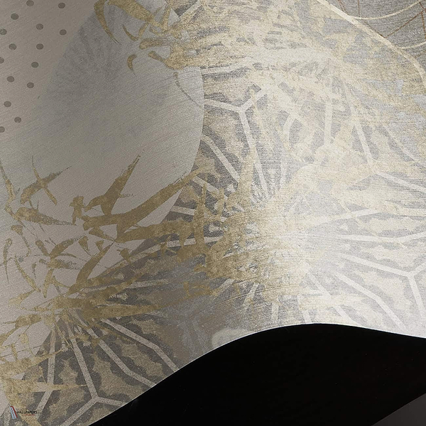 Obsidian Sky behang Linen Textile behang in T11100 van Tuskara