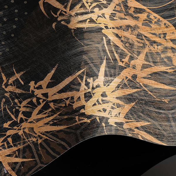 Obsidian Sky behang Premium Silk Gold behang in T11099 van Tuskara