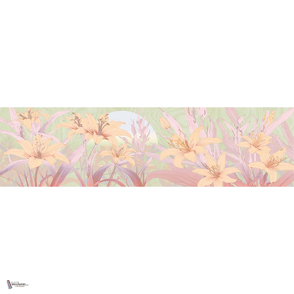 Orchid Mist behang in T11109 van Tuskara — volledig ontwerp