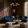Shape Shifter behang in T11097 van Tuskara — interieur