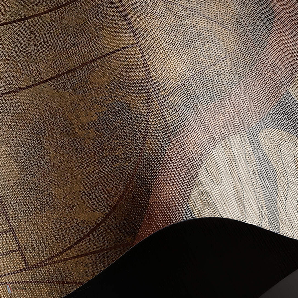 The Last Line behang Natural Grasscloth behang in T11083 van Tuskara