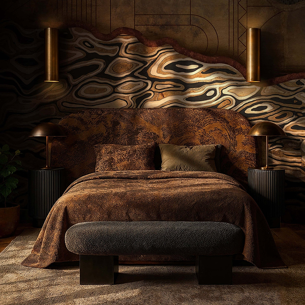 The Last Line behang in T11083 van Tuskara — interieur
