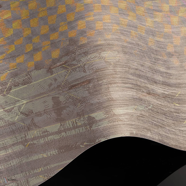 Where Light Ends behang Premium Silk Silver behang in T11086 van Tuskara