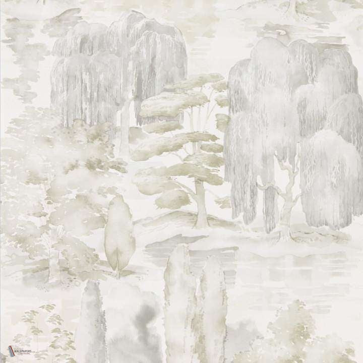 Waterperry Tapete in Ivory/Stone van Sanderson