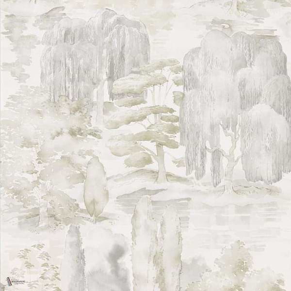 Waterperry Tapete in Ivory/Stone van Sanderson
