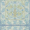Wilhelmina wallpaper in Indigo van Morris & Co
