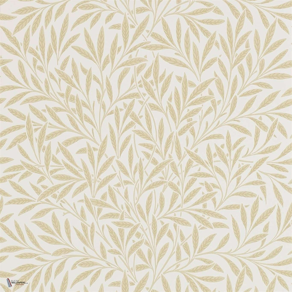 Willow wallpaper in Buff van Morris & Co