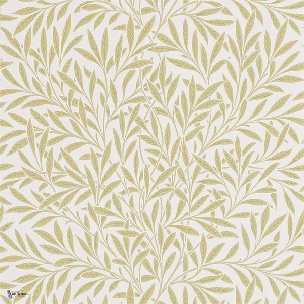 Willow wallpaper in Camomile van Morris & Co