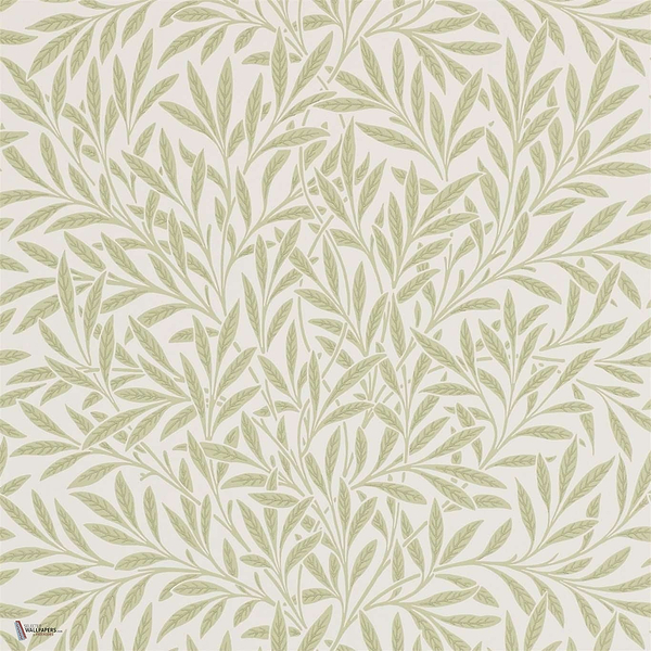 Willow wallpaper in Olive van Morris & Co