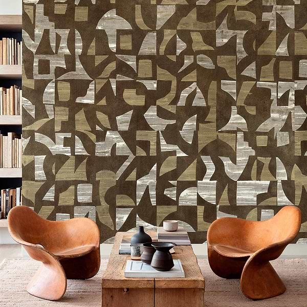Woodblock Tapete-Coordonne-Selected Wallpapers-Interiors
