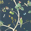 Woodland Chorus wallpaper in Charcoal van Sanderson