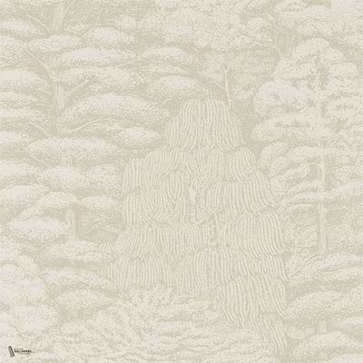 Woodland Toile Tapete in Ivory/Neutral van Sanderson