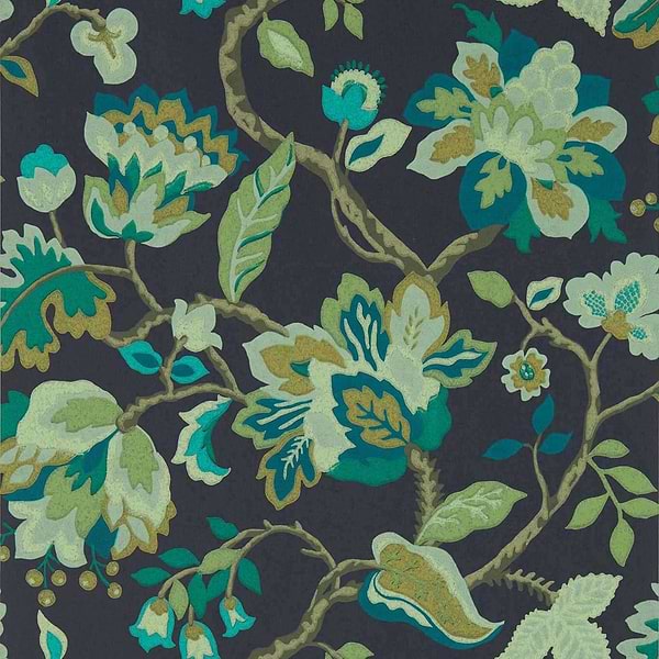 Amanpuri-wallpaper-Sanderson-Midnight/Eucalyptus-Roll-217044-Selected Wallpapers